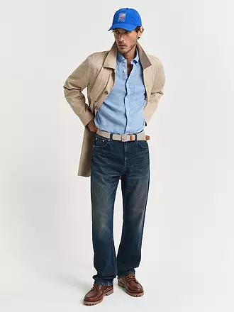 GANT | Chemise en lin coupe regular | blau